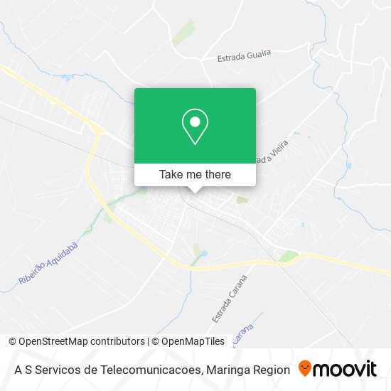 Mapa A S Servicos de Telecomunicacoes