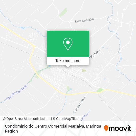 Mapa Condominio do Centro Comercial Marialva