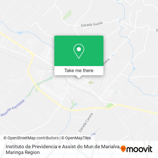 Mapa Instituto de Previdencia e Assist do Mun de Marialva