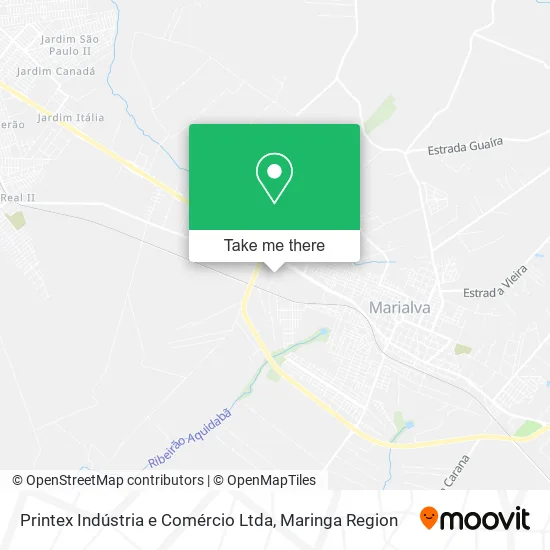 Printex Indústria e Comércio Ltda map