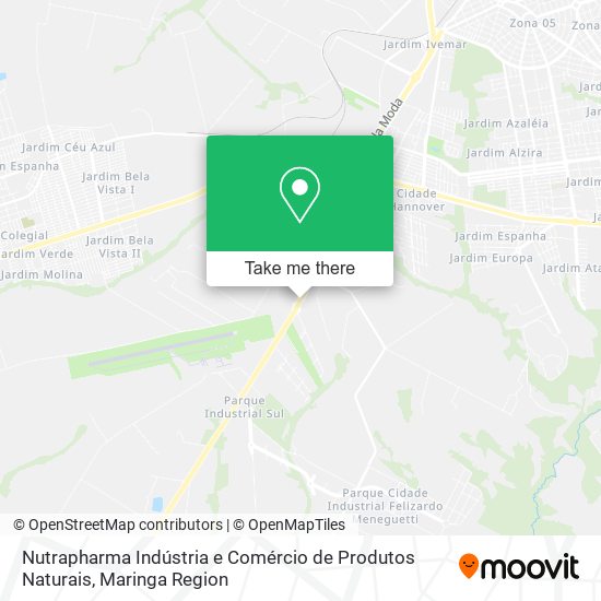 Nutrapharma Indústria e Comércio de Produtos Naturais map