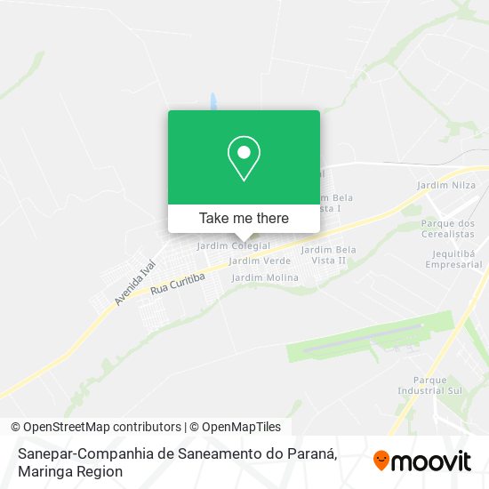 Sanepar-Companhia de Saneamento do Paraná map