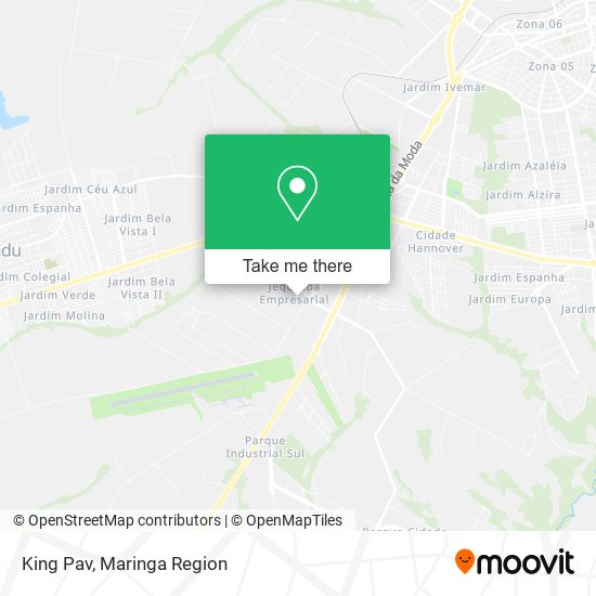 King Pav map