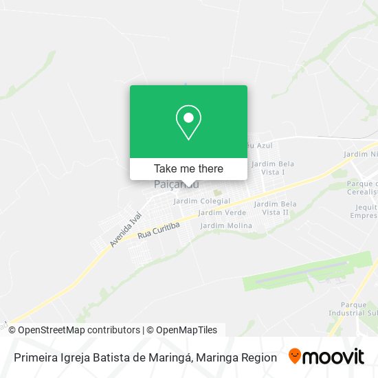 Primeira Igreja Batista de Maringá map