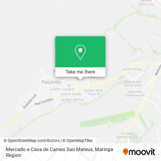 Mercado e Casa de Carnes Sao Mateus map