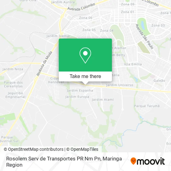 Rosolem Serv de Transportes PR Nm Pn map