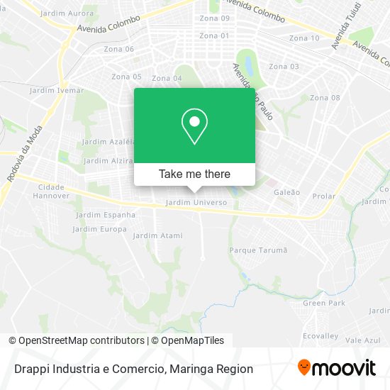 Drappi Industria e Comercio map