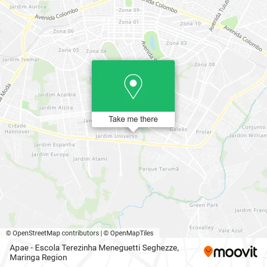 Apae - Escola Terezinha Meneguetti Seghezze map