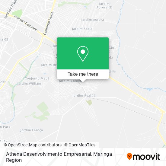 Mapa Athena Desenvolvimento Empresarial