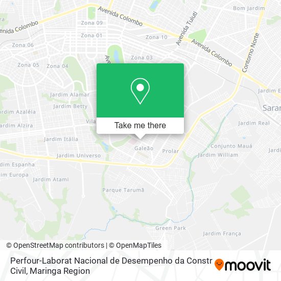 Mapa Perfour-Laborat Nacional de Desempenho da Constr Civil