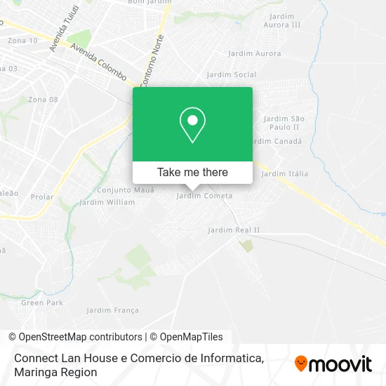 Connect Lan House e Comercio de Informatica map