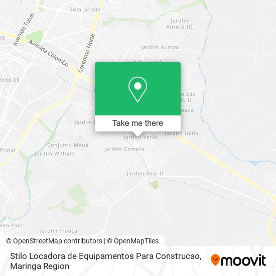 Stilo Locadora de Equipamentos Para Construcao map