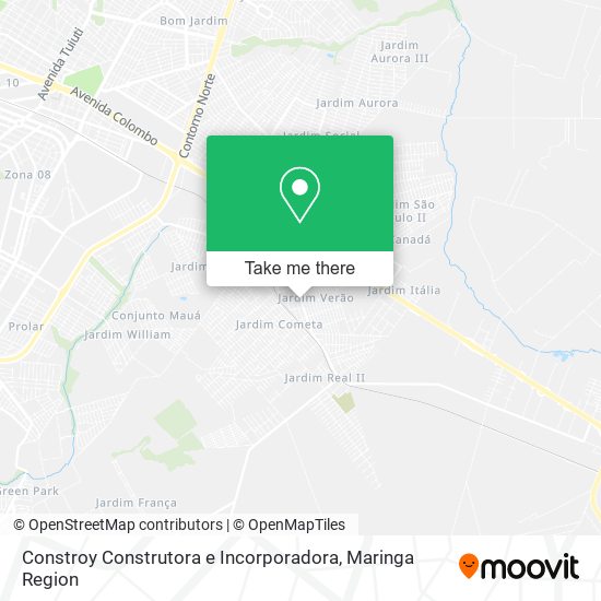 Mapa Constroy Construtora e Incorporadora