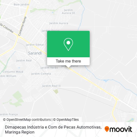 Dimapecas Indústria e Com de Pecas Automotivas map