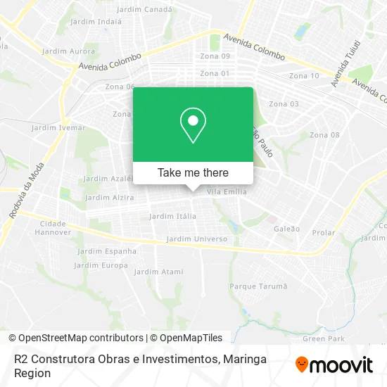 R2 Construtora Obras e Investimentos map