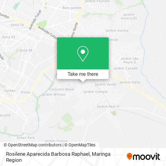 Rosilene Aparecida Barbosa Raphael map