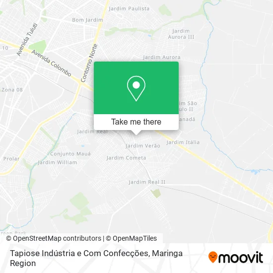 Tapiose Indústria e Com Confecções map