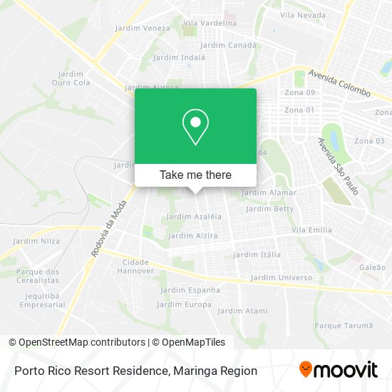 Porto Rico Resort Residence map