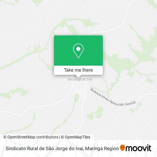 Sindicato Rural de São Jorge do Ivaí map