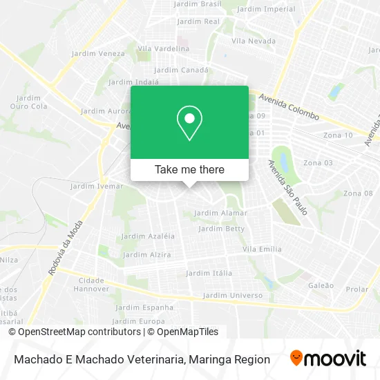 Machado E Machado Veterinaria map