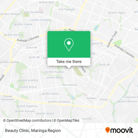 Beauty Clinic map