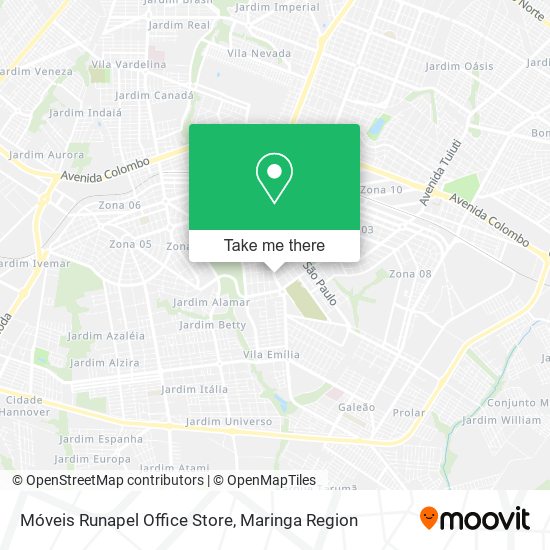 Móveis Runapel Office Store map