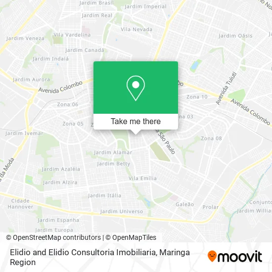 Elidio and Elidio Consultoria Imobiliaria map