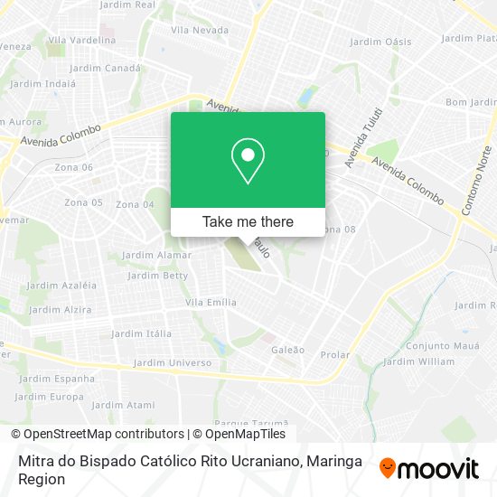 Mitra do Bispado Católico Rito Ucraniano map