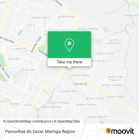 Pamonhas do Cezar map