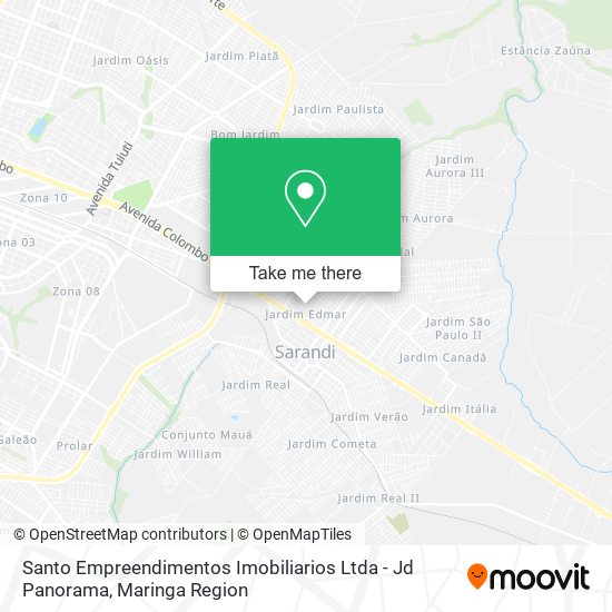 Santo Empreendimentos Imobiliarios Ltda - Jd Panorama map
