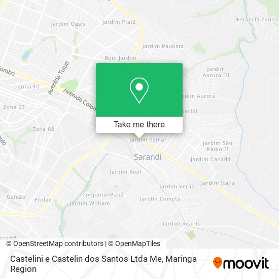 Castelini e Castelin dos Santos Ltda Me map