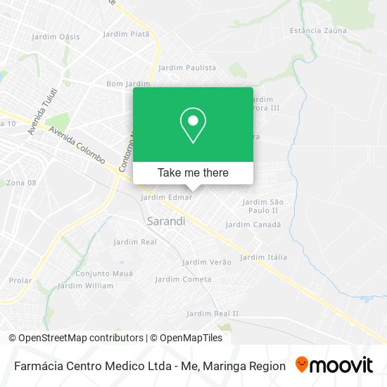 Farmácia Centro Medico Ltda - Me map