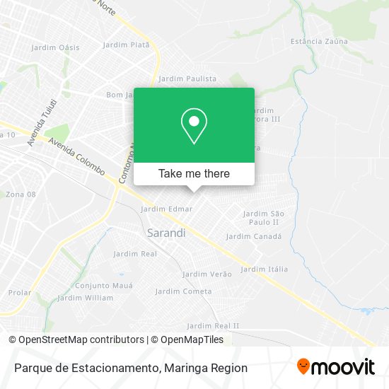 Parque de Estacionamento map