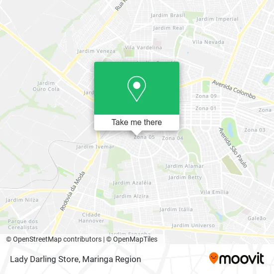 Lady Darling Store map