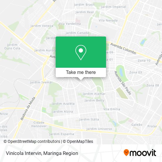 Vinícola Intervin map