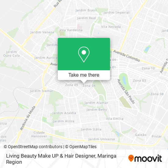 Living Beauty Make UP & Hair Designer map