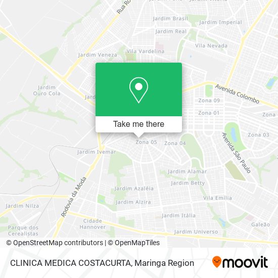 CLINICA MEDICA COSTACURTA map