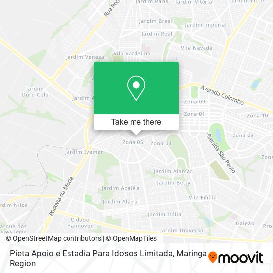 Pieta Apoio e Estadia Para Idosos Limitada map