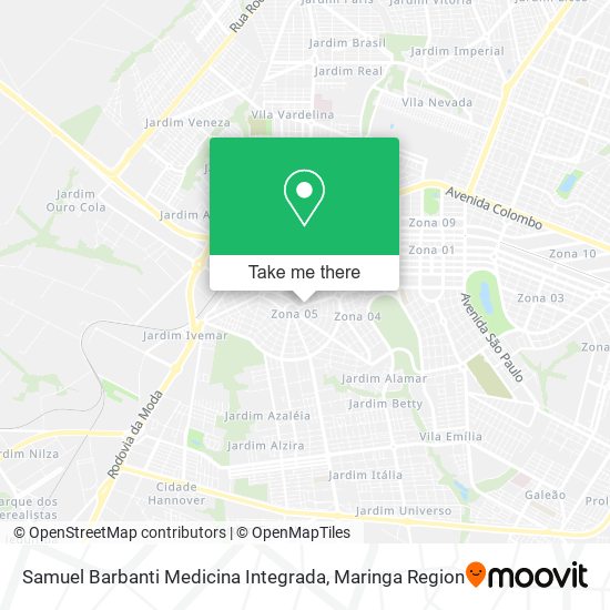 Samuel Barbanti Medicina Integrada map