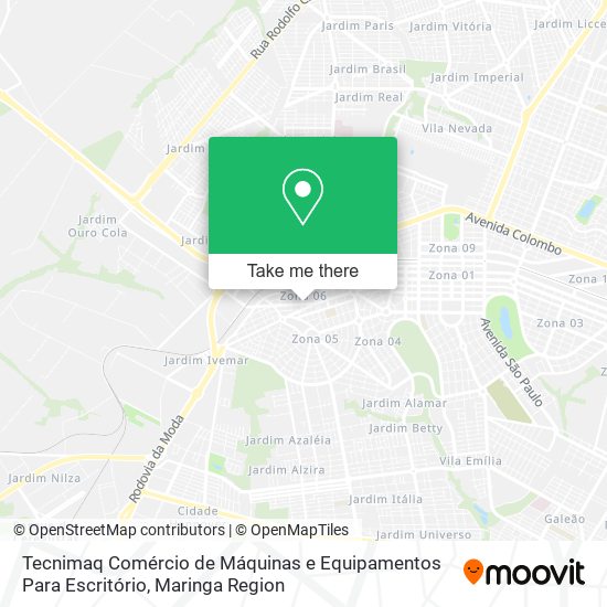 Tecnimaq Comércio de Máquinas e Equipamentos Para Escritório map