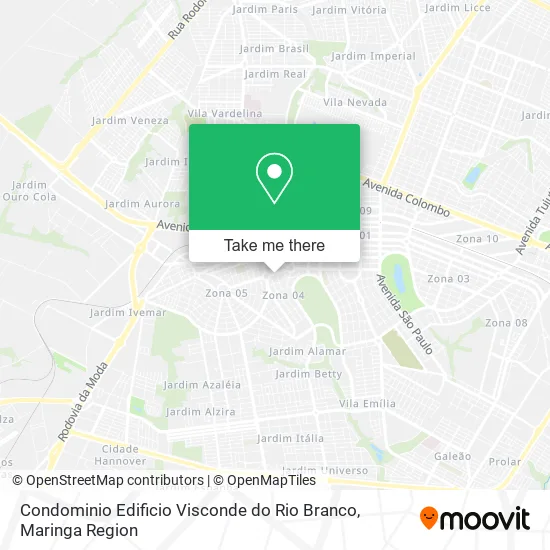 Condominio Edificio Visconde do Rio Branco map