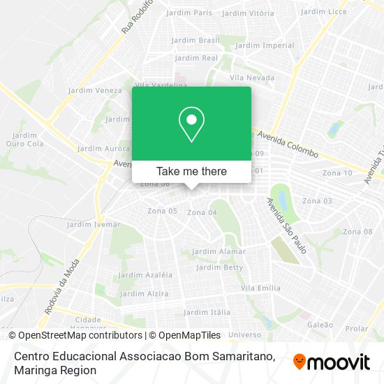 Centro Educacional Associacao Bom Samaritano map