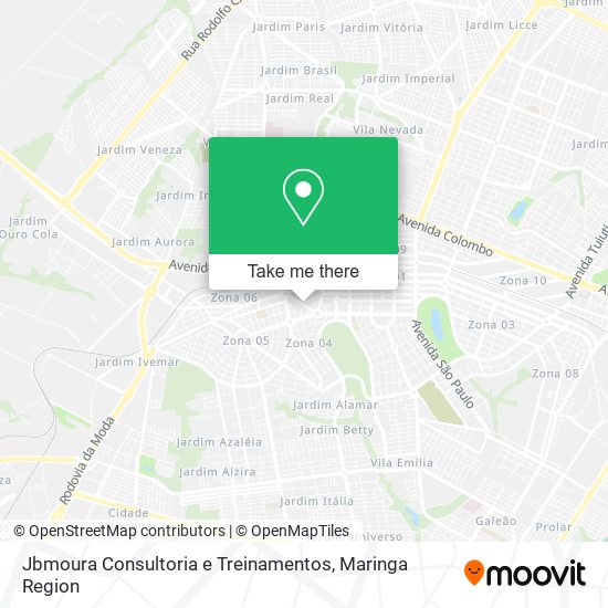 Mapa Jbmoura Consultoria e Treinamentos