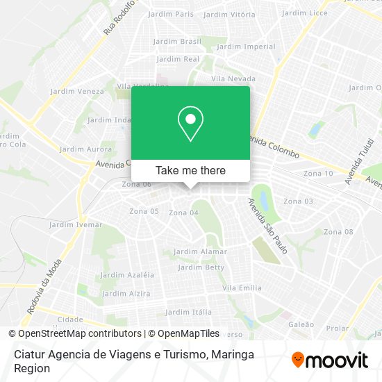 Ciatur Agencia de Viagens e Turismo map