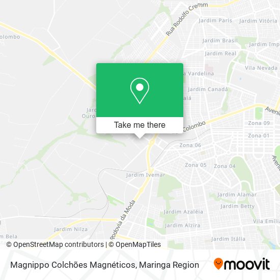Magnippo Colchões Magnéticos map