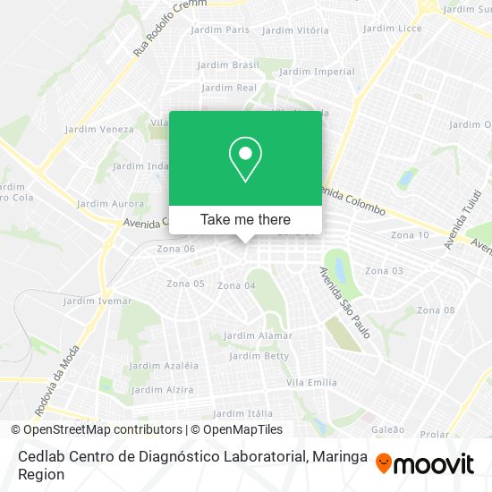 Cedlab Centro de Diagnóstico Laboratorial map