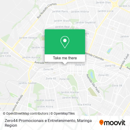 Mapa Zero44 Promocionais e Entretenimento