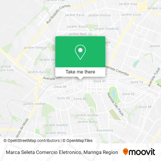 Marca Seleta Comercio Eletronico map