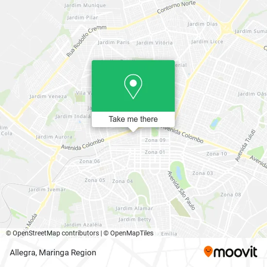 Allegra map