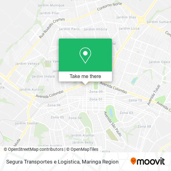 Mapa Segura Transportes e Logistica